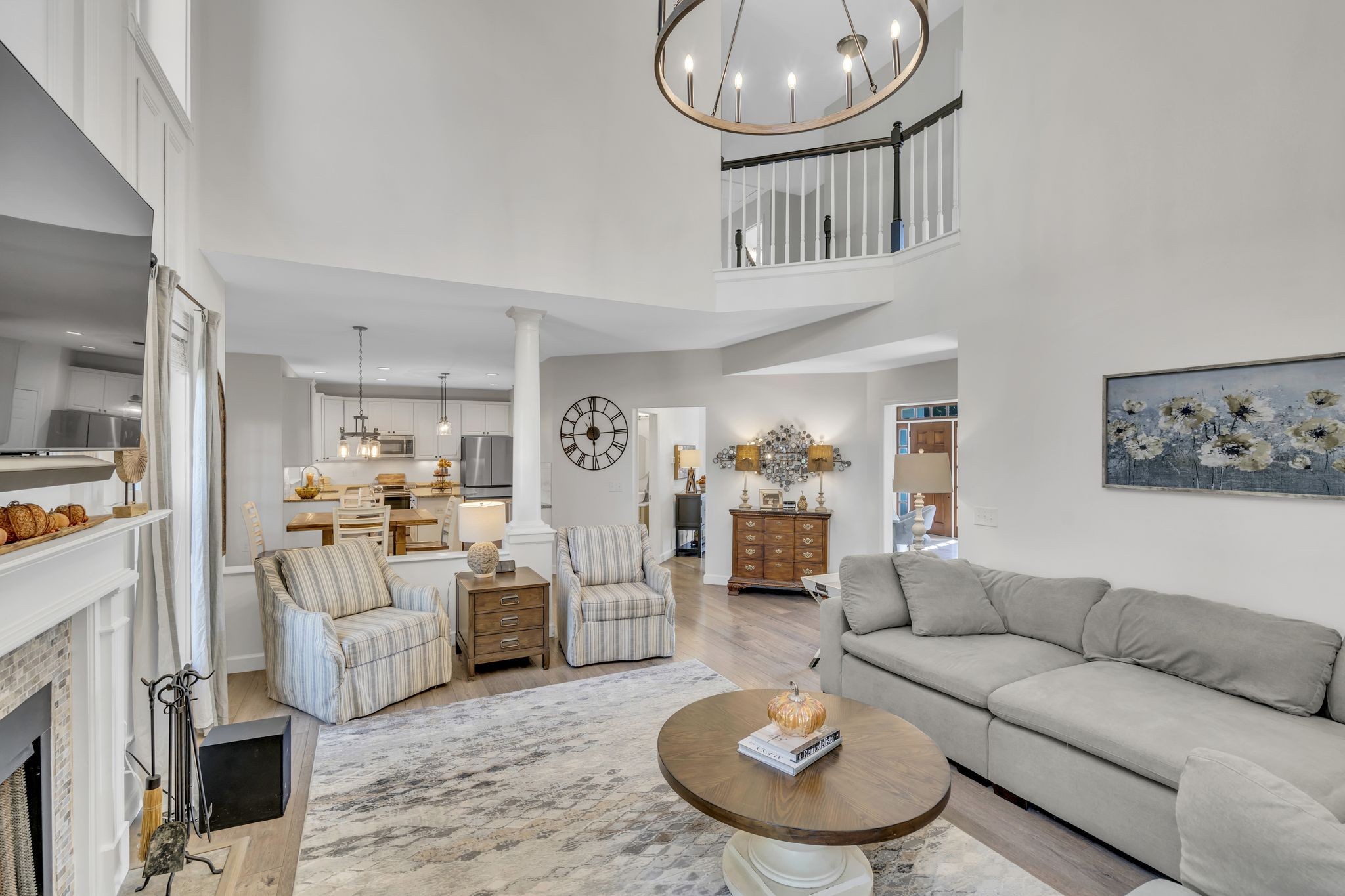 601 Rutherford Lane Franklin, TN 37064 - Photo 17 of 54 a living room with furniture and a wooden floor