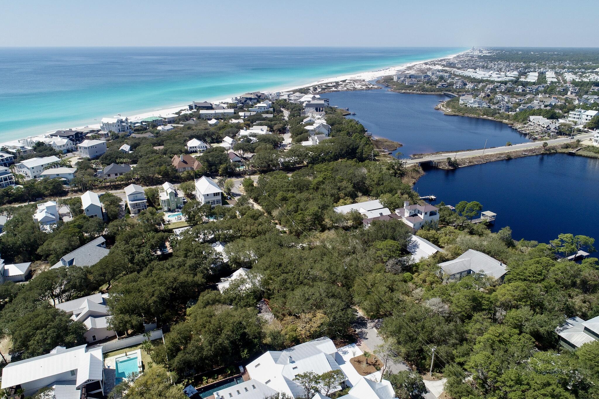 102 Camp Creek Road South Inlet Beach, FL 32461 - Photo 65 of 73 Aerial - Beach and Lake