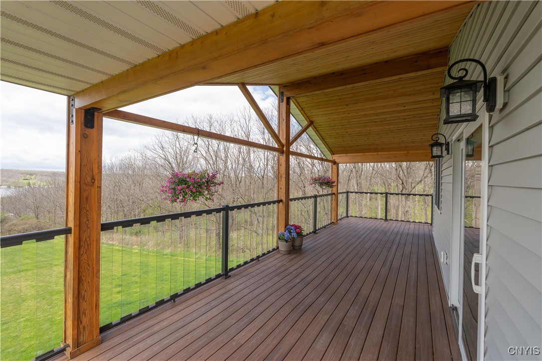 5689 Holmes Hill Road Conesus, NY 14435 - Photo 36 of 45 Huge front porch, perfect for entertaining, or jus