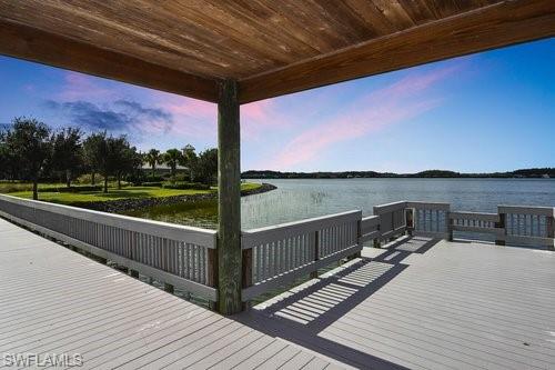 20308 Corkscrew Shores Boulevard Estero, FL 33928 - Photo 39 of 47 Dock featuring a water view