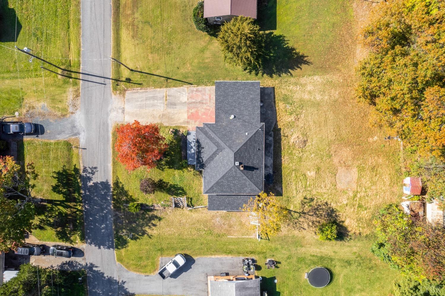 109 Hillside Road Hurt, VA 24563 - Photo 37 of 42 an aerial view of a house with swimming pool