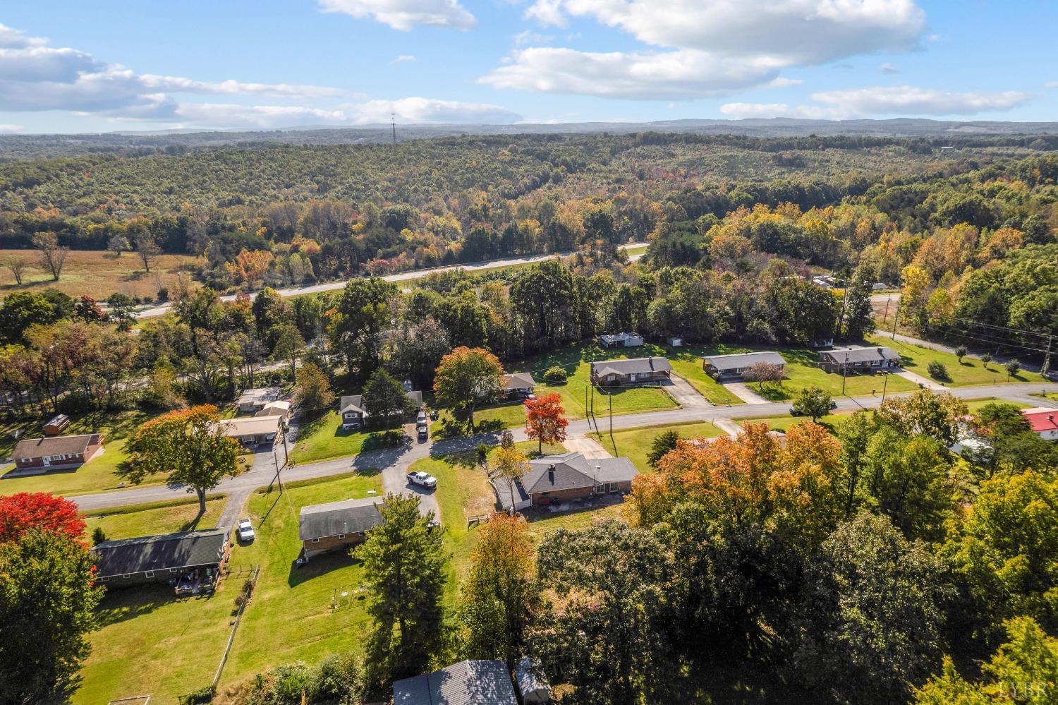 109 Hillside Road Hurt, VA 24563 - Photo 40 of 42 an aerial view of residential houses with outdoor space