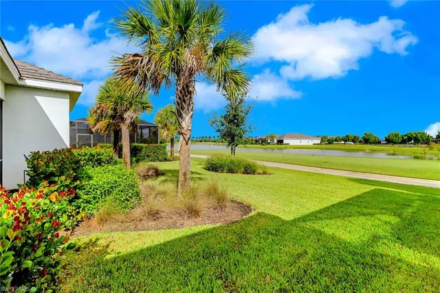 a view of a playground with swimming pool