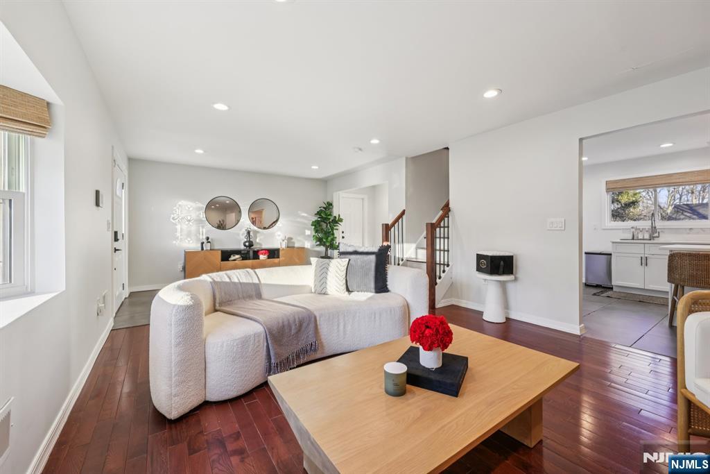 17 Maple Avenue Mahwah, NJ 07430 - Photo 5 of 36 a living room with furniture and wooden floor