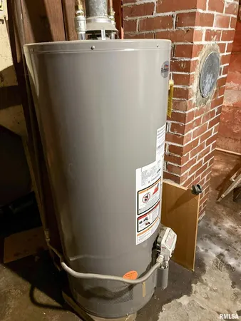 a view of water heater room
