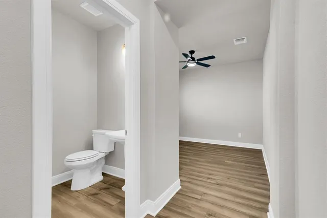 a bathroom with a toilet