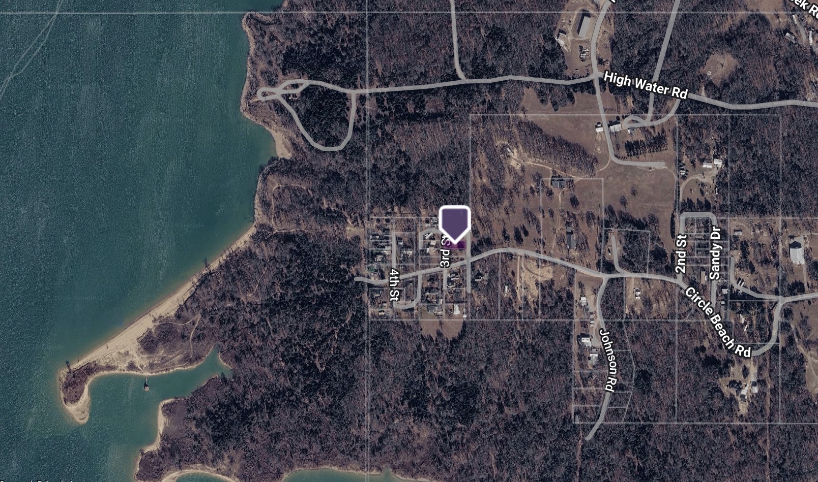 30 3rd Street Mead, OK 73449 - Photo 1 of 4 Aerial Map. Indicating the geographic location of the property within a larger area