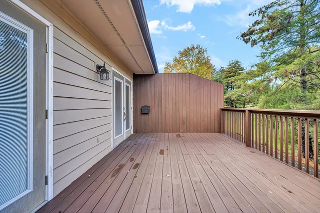 a view of a house with wooden floor