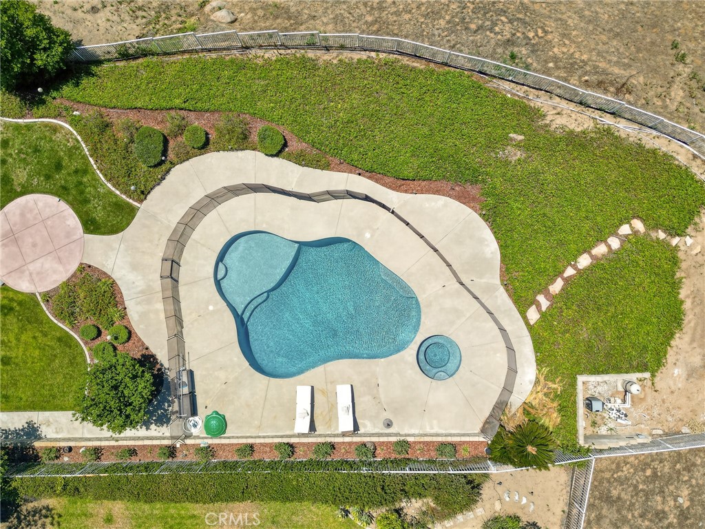 16318 Sun Summit Drive Riverside, CA 92503 - Photo 39 of 47 Pool arial shot 16318 sun summit drive, riverside, california 92503