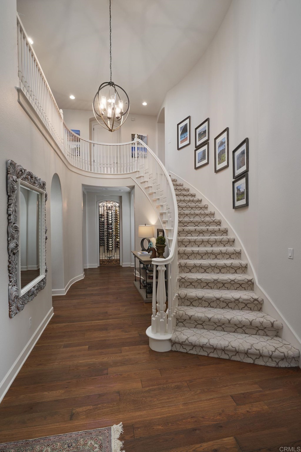 3566 Calle Palmito Carlsbad, CA 92009 - Photo 15 of 40 a view of entryway and hall with wooden floor