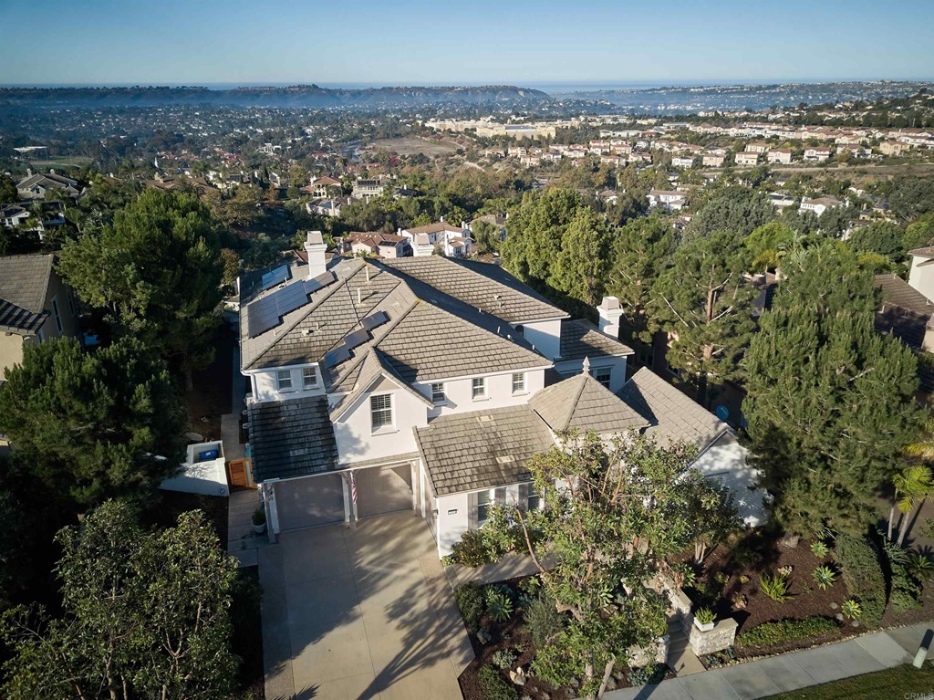 3566 Calle Palmito Carlsbad, CA 92009 - Photo 39 of 40 an aerial view of a house with a yard