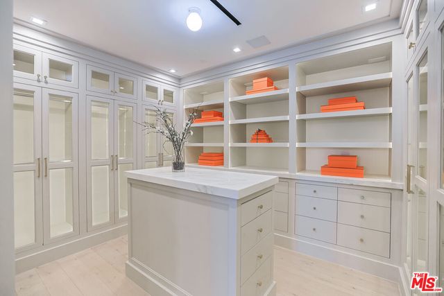 a room with storage and utility