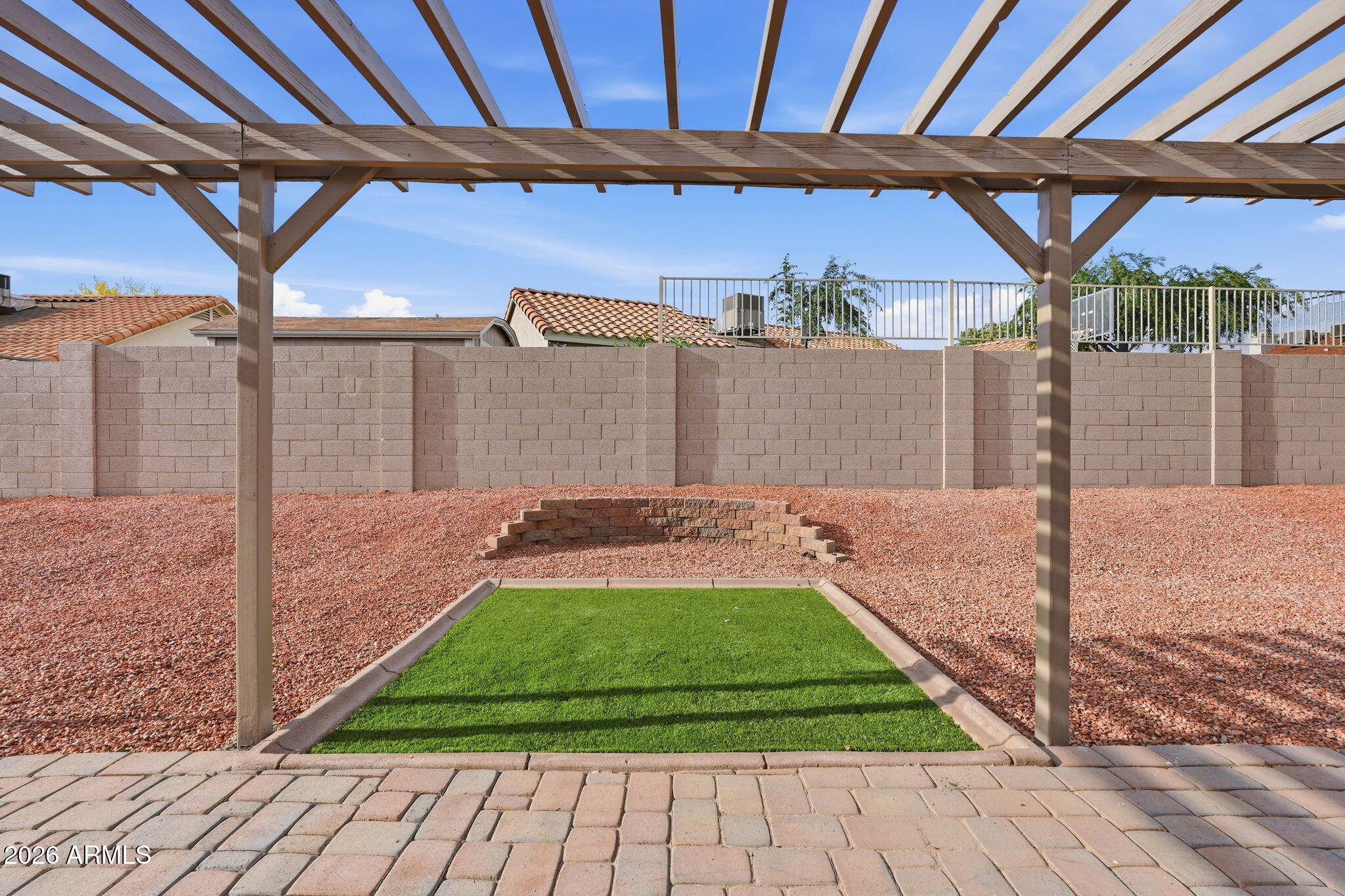 7756 West Hearn Road Peoria, AZ 85381 - Photo 37 of 41 a view of a backyard with a backyard