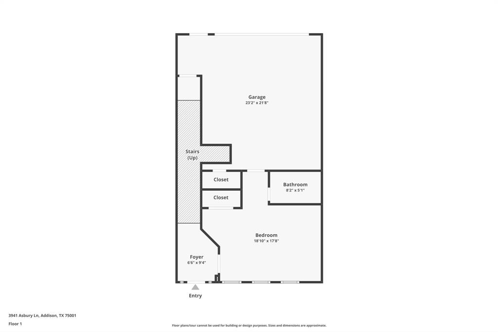 3941 Asbury Lane Addison, TX 75001 - Photo 29 of 30 a picture of floor plan
