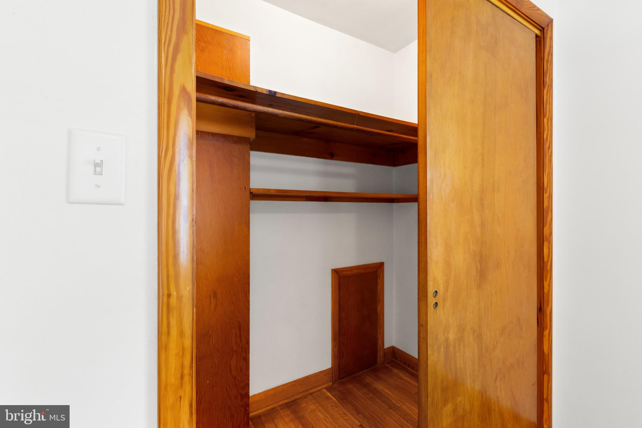 223 Carroll Heights Road Taneytown, MD 21787 - Photo 18 of 32 Spacious closet with warm wooden accents.