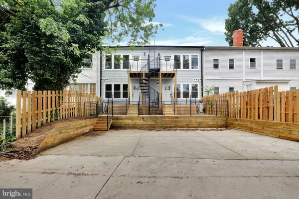 front view of a house with a outdoor space