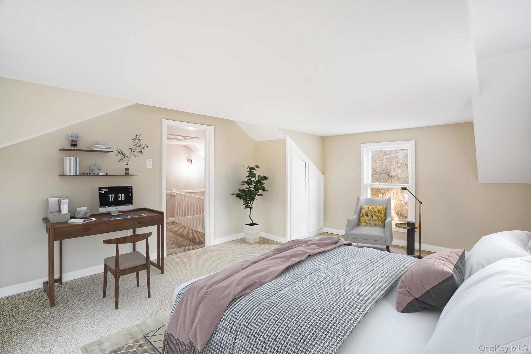 14 Old Rte 55 Pawling, NY 12564 - Photo 18 of 27 Carpeted bedroom with baseboards and an office area