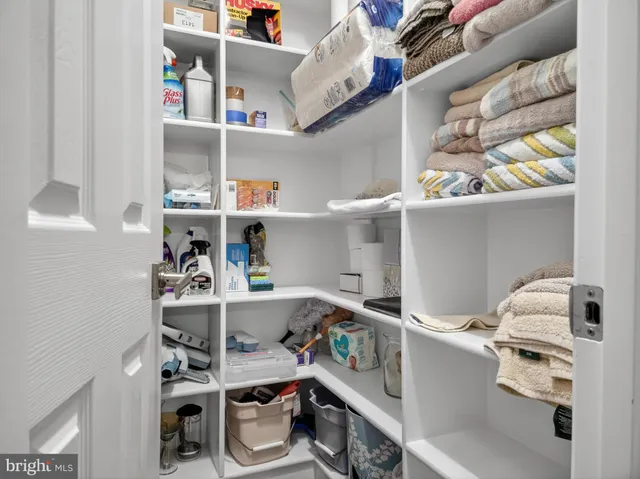 a room with storage and utility