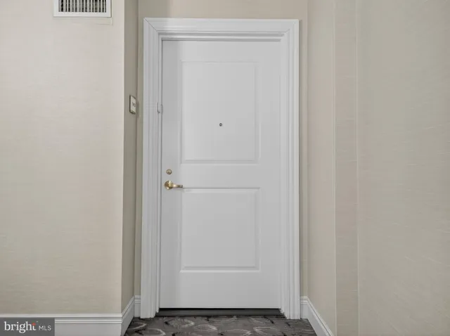 a view of front door