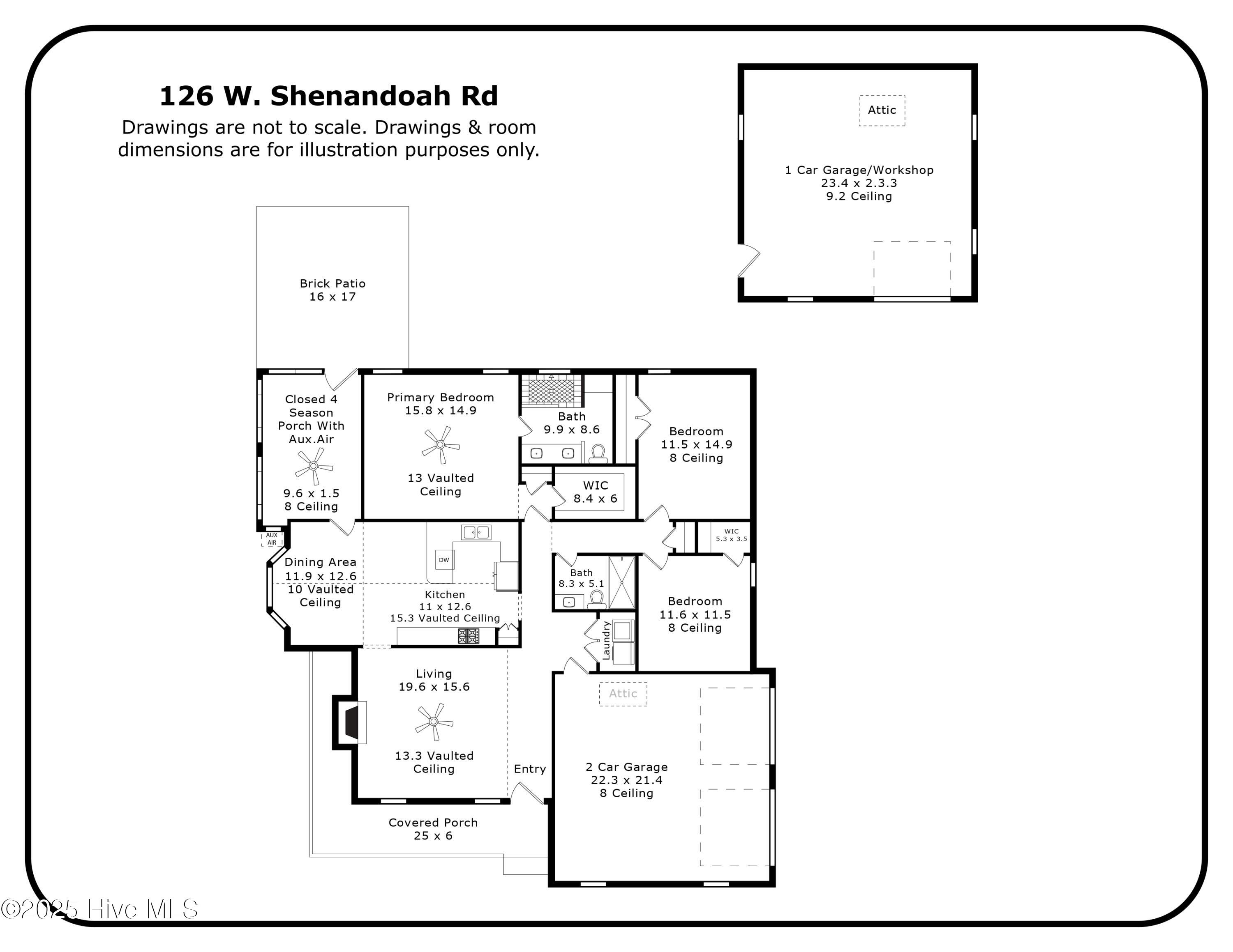 126 Shenandoah Road West End, NC 27376 - Photo 60 of 60 Floor Plan_126 W. Shenandoah Rd