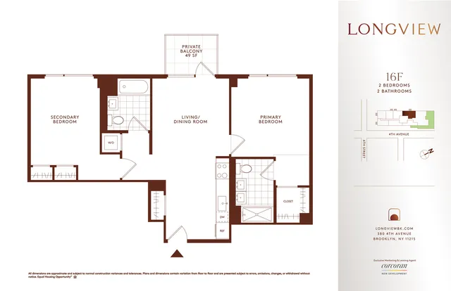 $6,429 | 380 4th Avenue, Unit 16F | Gowanus