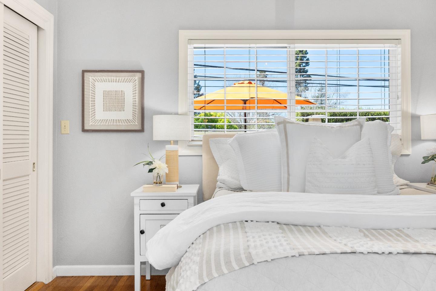 105 Wesley Street Capitola, CA 95010 - Photo 31 of 55 a bedroom with a bed and a window