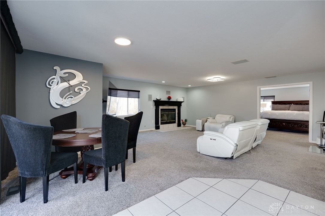 3535 Waynesville Road Bellbrook, OH 45305 - Photo 5 of 65 An exceptional size of 1,600 sq ft just for the main living level upstairs. This great room offers much versatility.