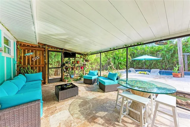 a very nice looking room with a large window