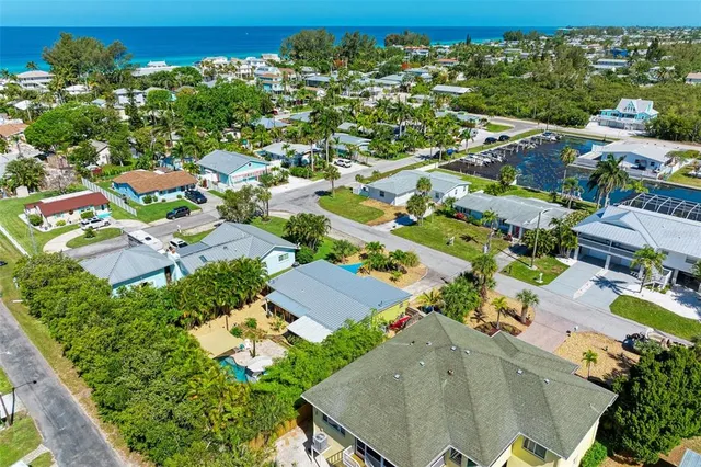 a view of a backyard with palm trees