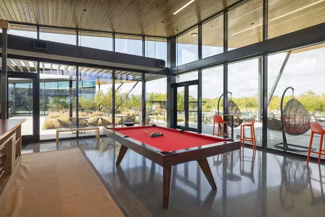 a view of swimming pool with an outdoor space