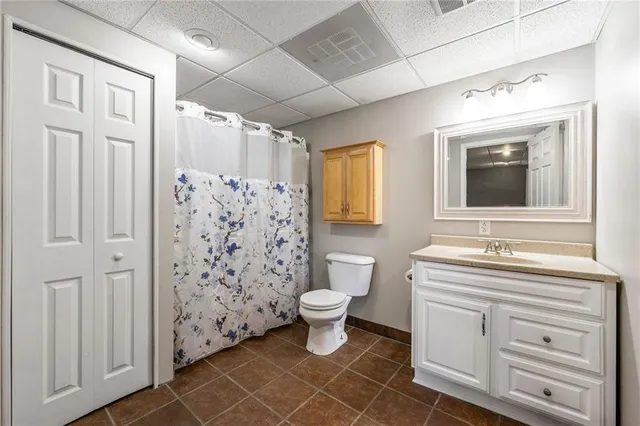 a view of swimming pool from a lake view