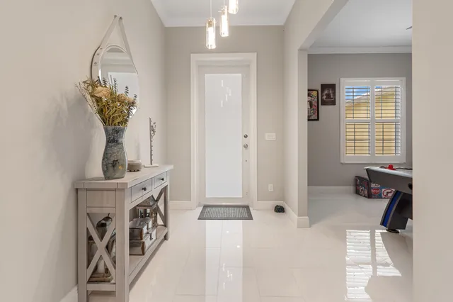 a room with furniture and window