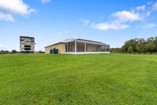a white building with glass door