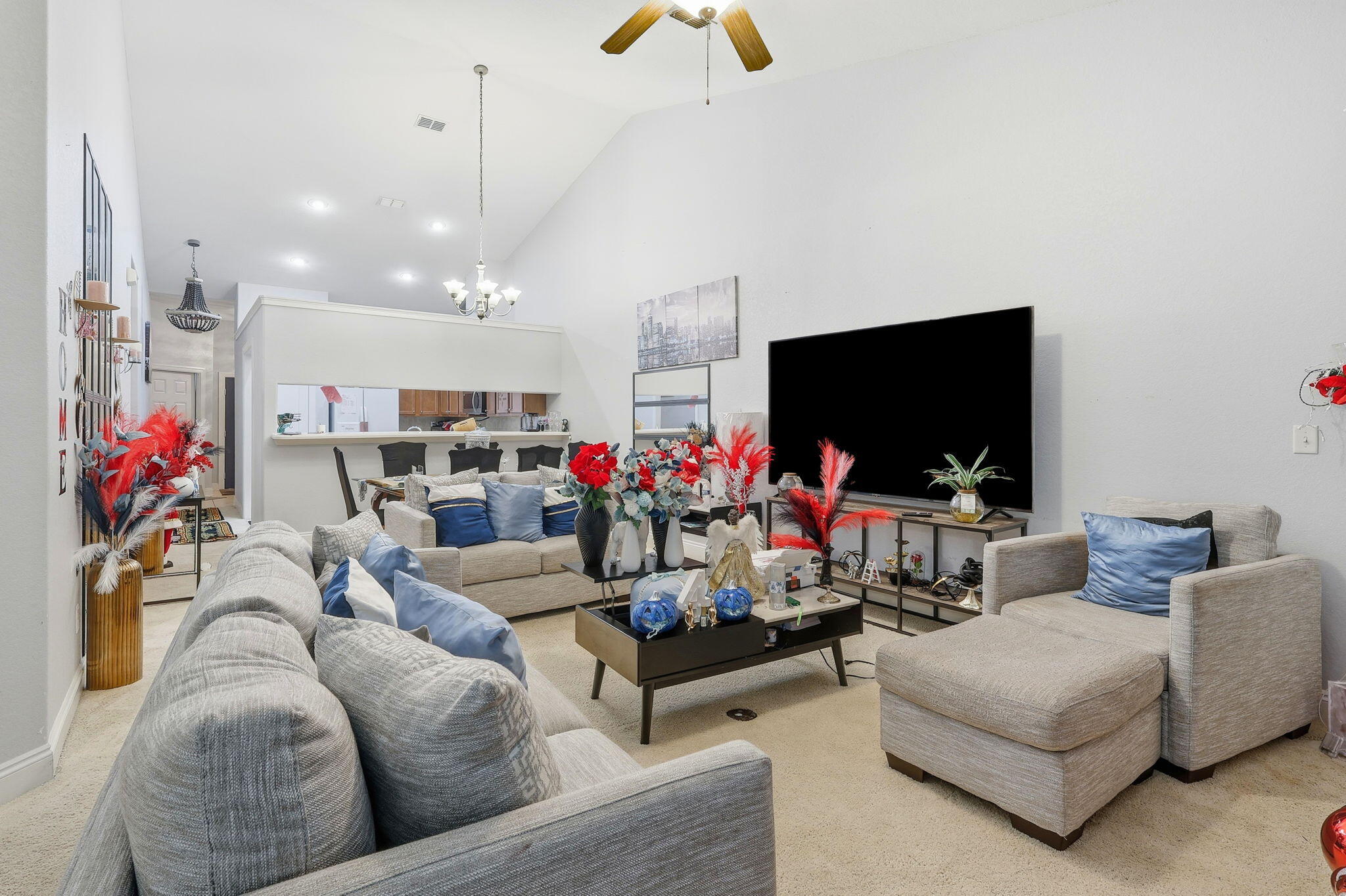 4223 Jade Loop Destin, FL 32541 - Photo 21 of 40 a living room with furniture and a flat screen tv