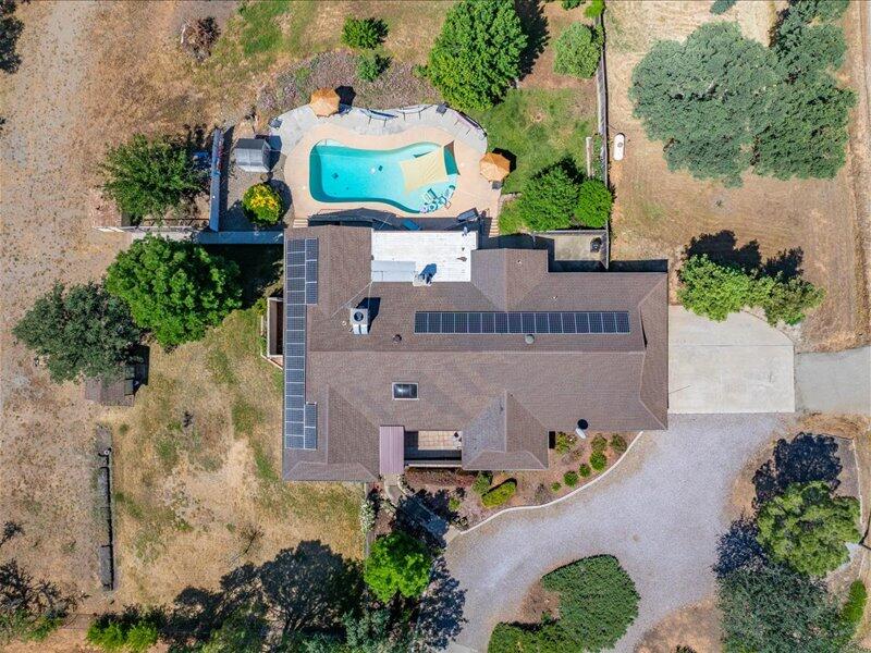 19907 Hidden Hills Road Cottonwood, CA 96022 - Photo 19 of 20 an aerial view of a house with outdoor space