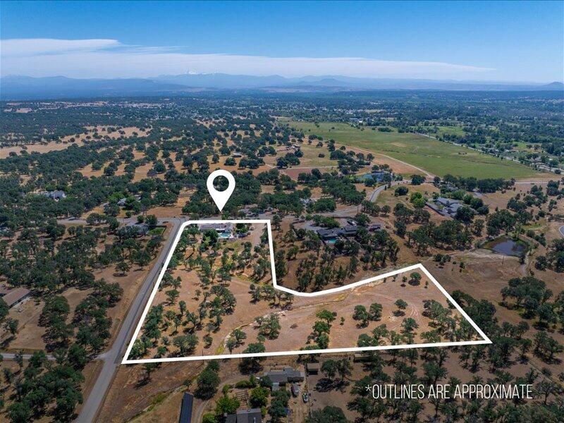 19907 Hidden Hills Road Cottonwood, CA 96022 - Photo 20 of 20 an aerial view of house with yard