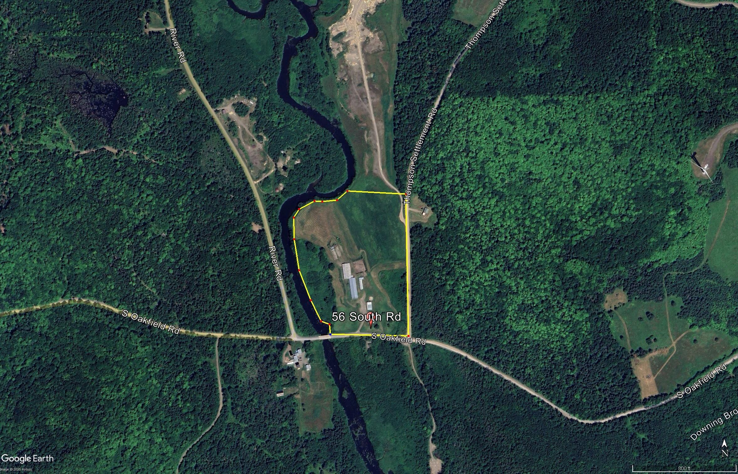 56 South Road Oakfield, ME 04763 - Photo 5 of 55 56 south aerial
