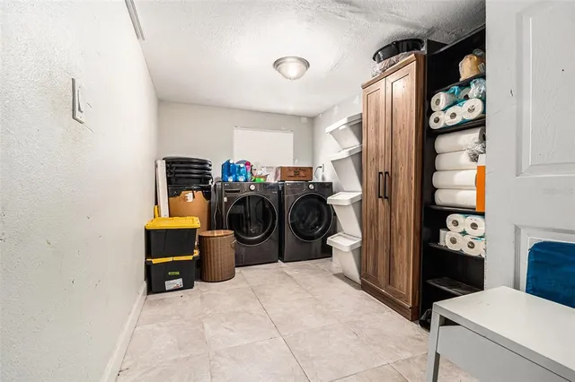 a view of a storage & utility room