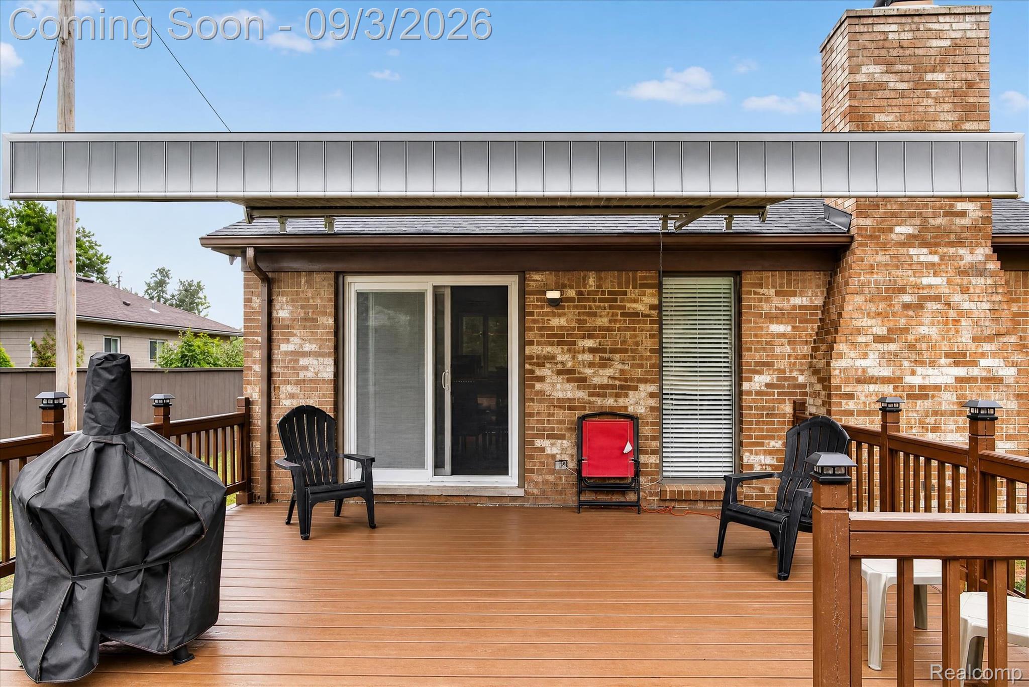 27260 Campbell Road Warren, MI 48093 - Photo 43 of 60 Expansive deck with wood-finish flooring and a full brick exterior