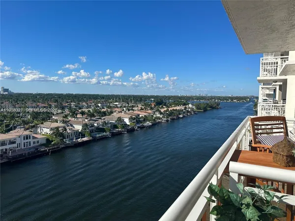 a view of a lake with a ocean view