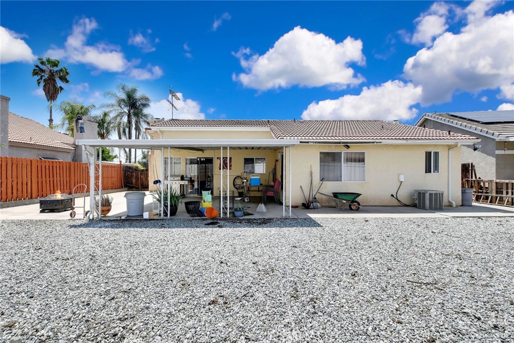 24880 Balestrieri Road Hemet, CA 92544 - Photo 25 of 34 a view of a house with a patio