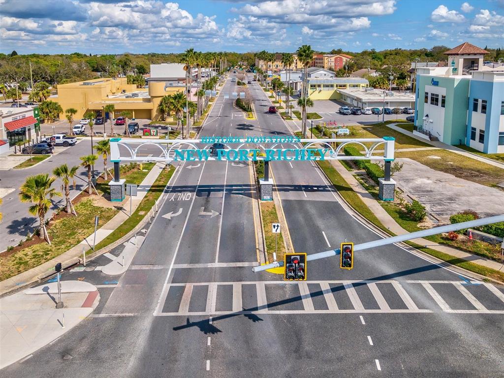 7114 Carlow Street New Port Richey, FL 34653 - Photo 56 of 65 an aerial view of a tennis ground