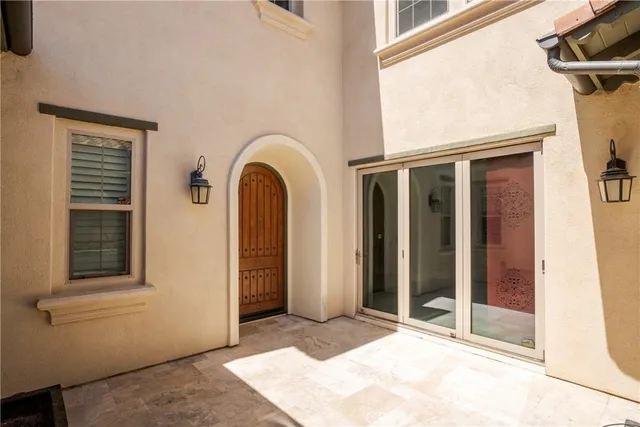 a workspace with wooden floor and furniture