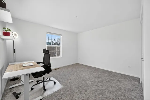 a view of workspace with a window