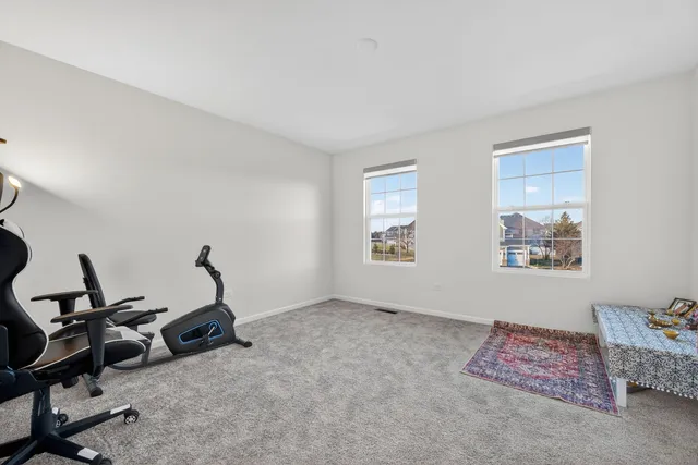 a room with furniture