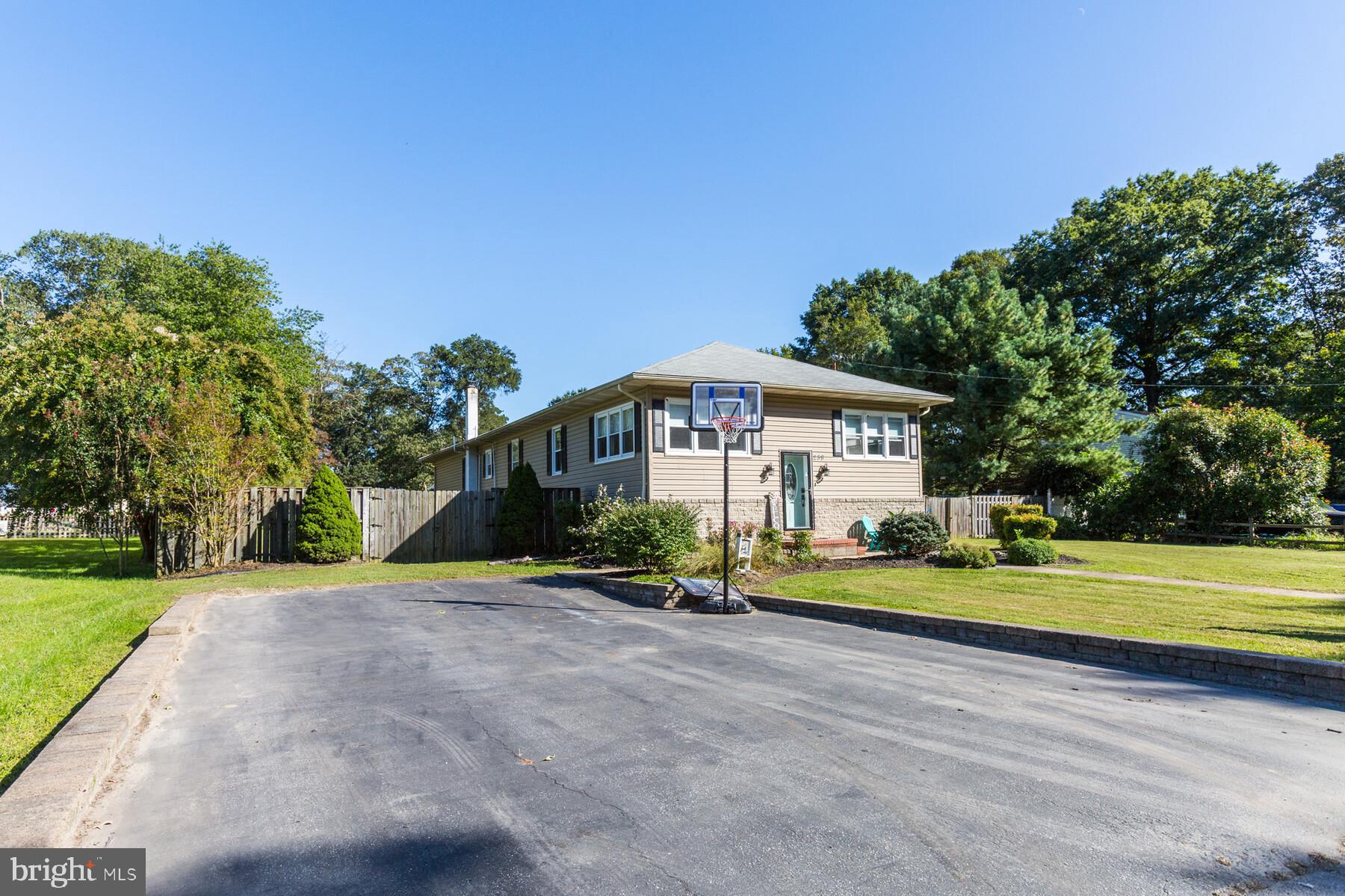 Large Paved Driveway
