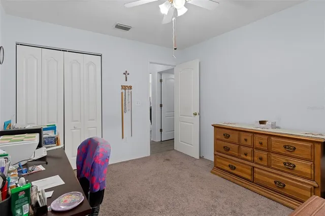 a view of a livingroom with furniture