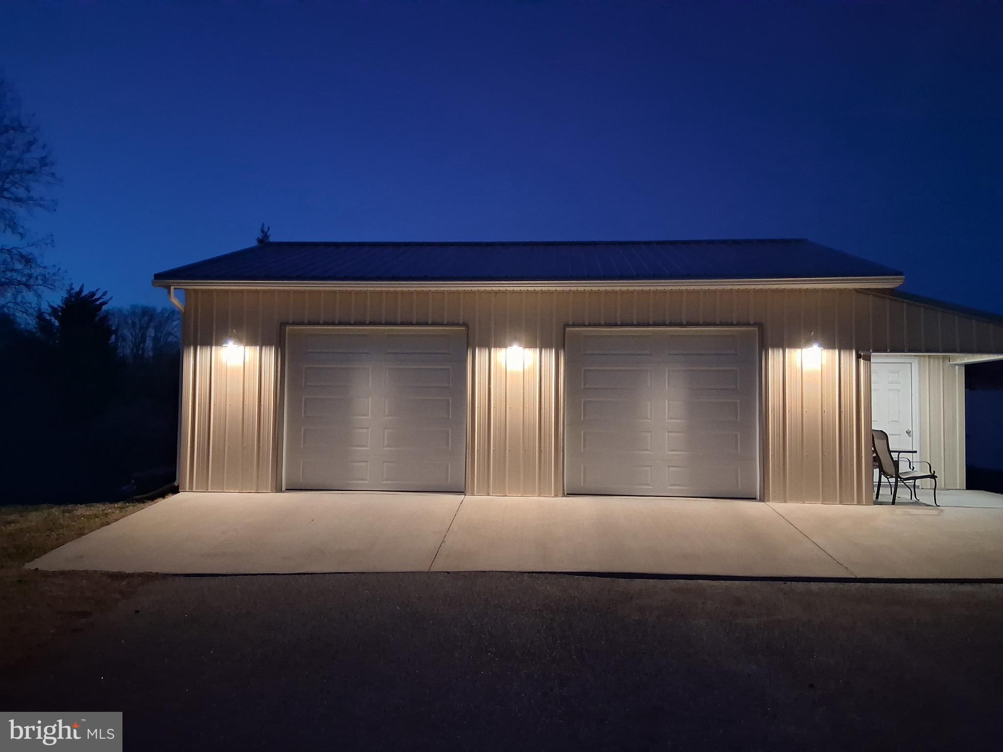 10691 Rifle Range Road Bridgeville, DE 19933 - Photo 6 of 31 garage at night