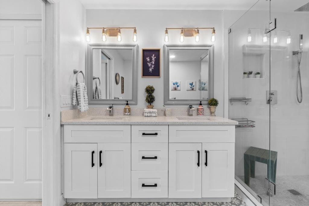 17082 Boca Club Boulevard, Unit 6 Boca Raton, FL 33487 - Photo 24 of 54 Spa Master Bathroom with Dual Sinks