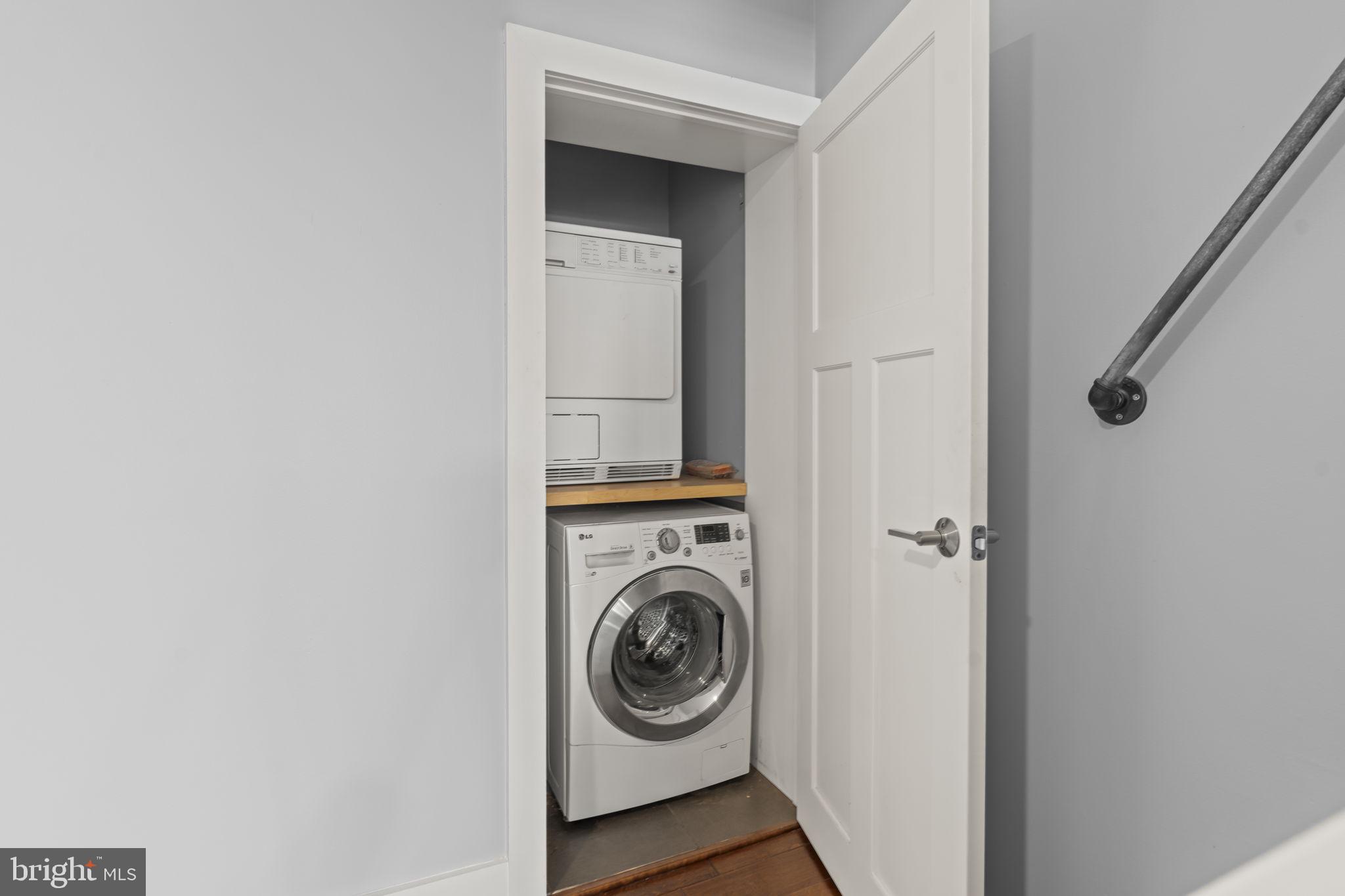 2173 East Hagert Street Philadelphia, PA 19125 - Photo 19 of 23 a utility room with dryer and washer